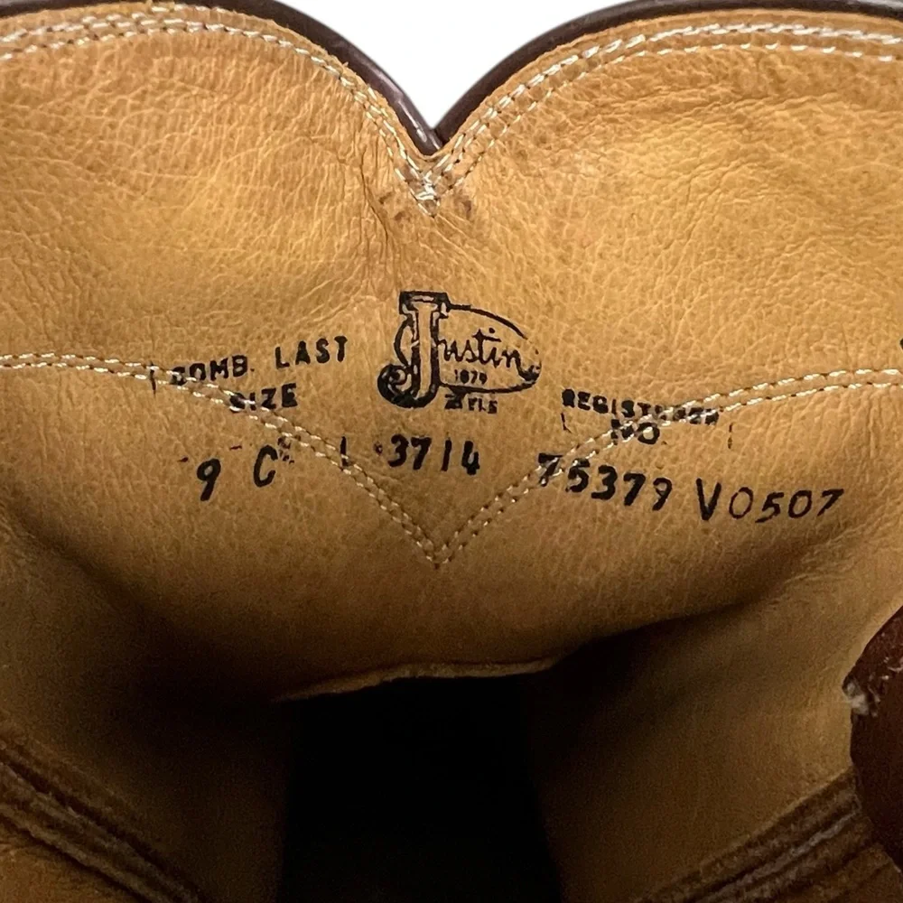 Justin Boots ~up sale